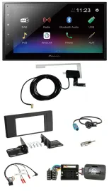 Pioneer DAB Lenkrad Bluetooth 2DIN USB Autoradio für BMW X5 E53 2000-2006