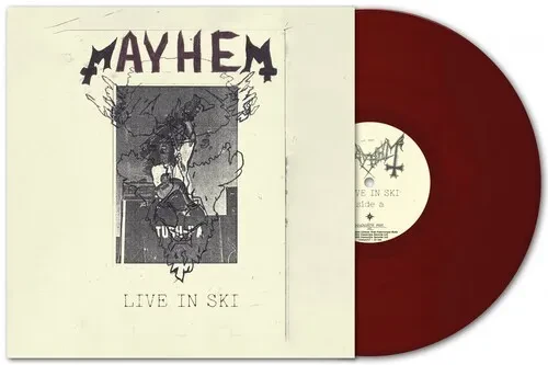 Виниловая пластинка Mayhem - Live In Ski - 140gm Oxblood Vinyl with Etched B-side [New Vinyl LP] Col