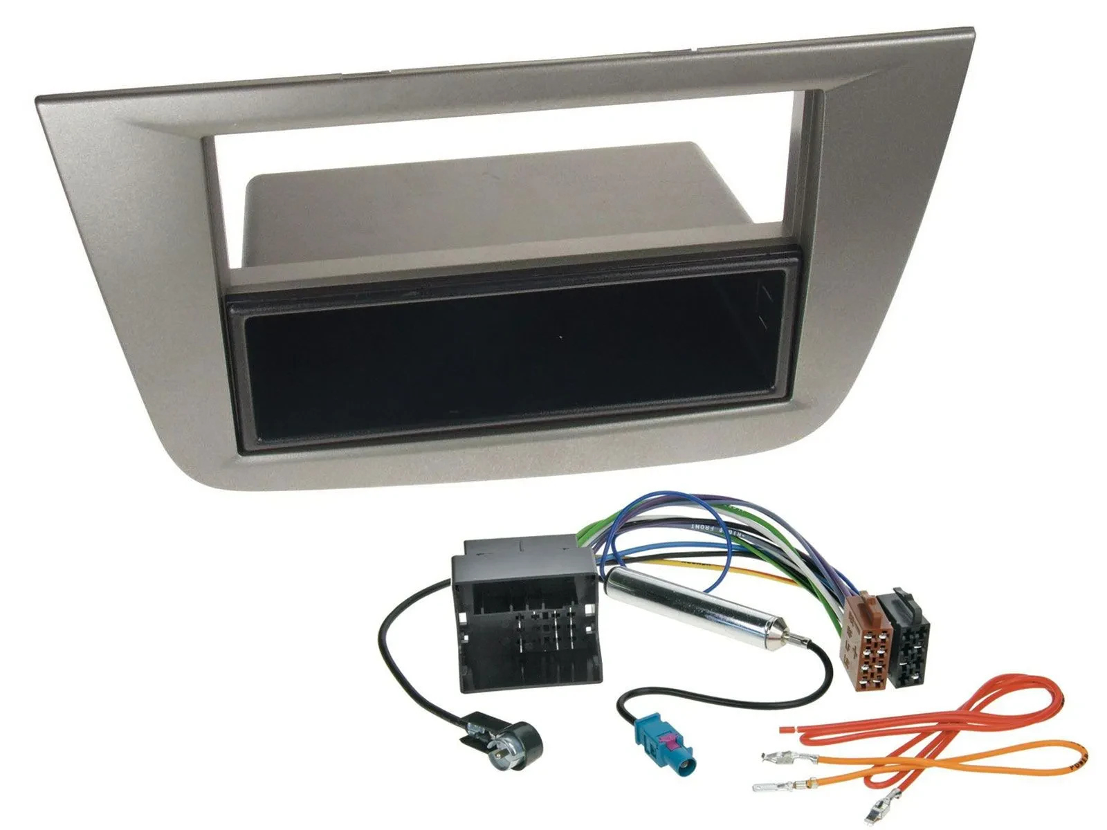 Radioeinbauset DIN Autoradio für Seat Altea Toledo ab 05 Anthrazit-metallic