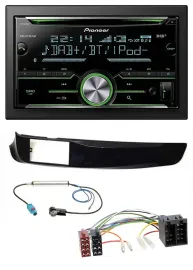 Pioneer Bluetooth MP3 DAB 2DIN USB CD Autoradio für Alfa Giulietta schwarz glänz