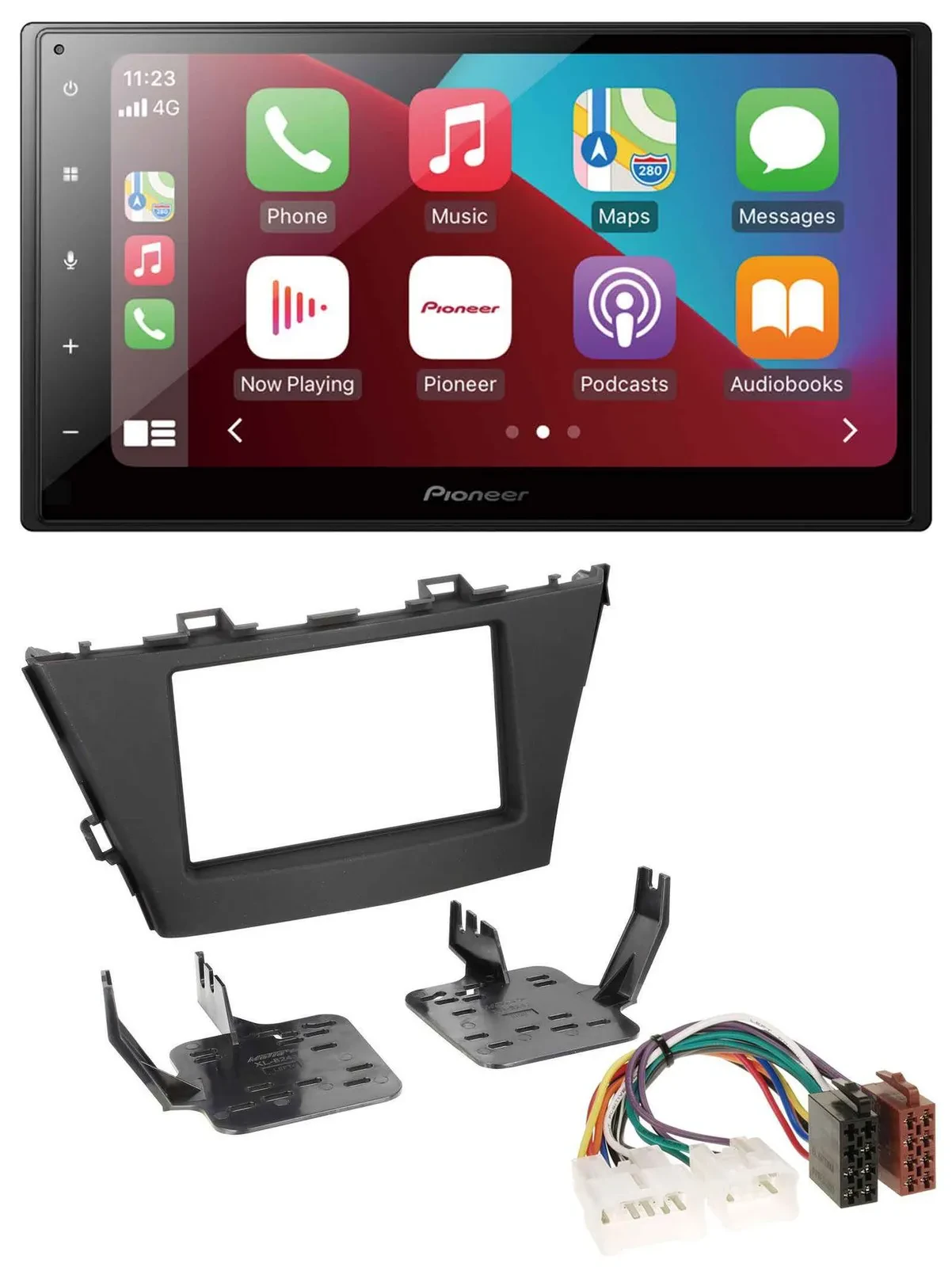 Автомагнитола Pioneer для Toyota Prius+ 2-DIN, DAB, Bluetooth, USB, MP3