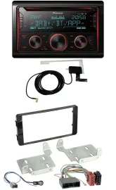 Автомагнитола Pioneer 2-DIN MP3 DAB USB CD Bluetooth для Mitsubishi ASX (с 2015)