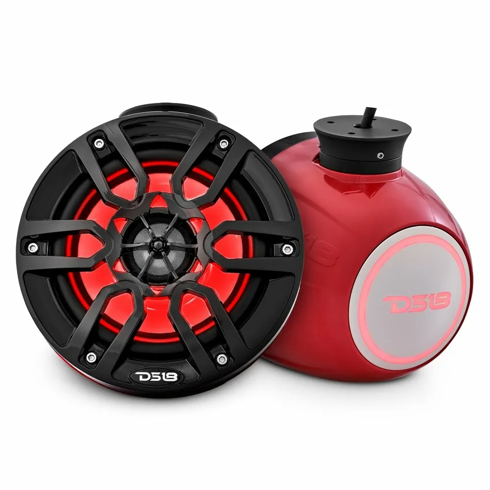 DS18 NXL-PS6R 6.5" Hydro Series 2 Way Marine Tower Speakers