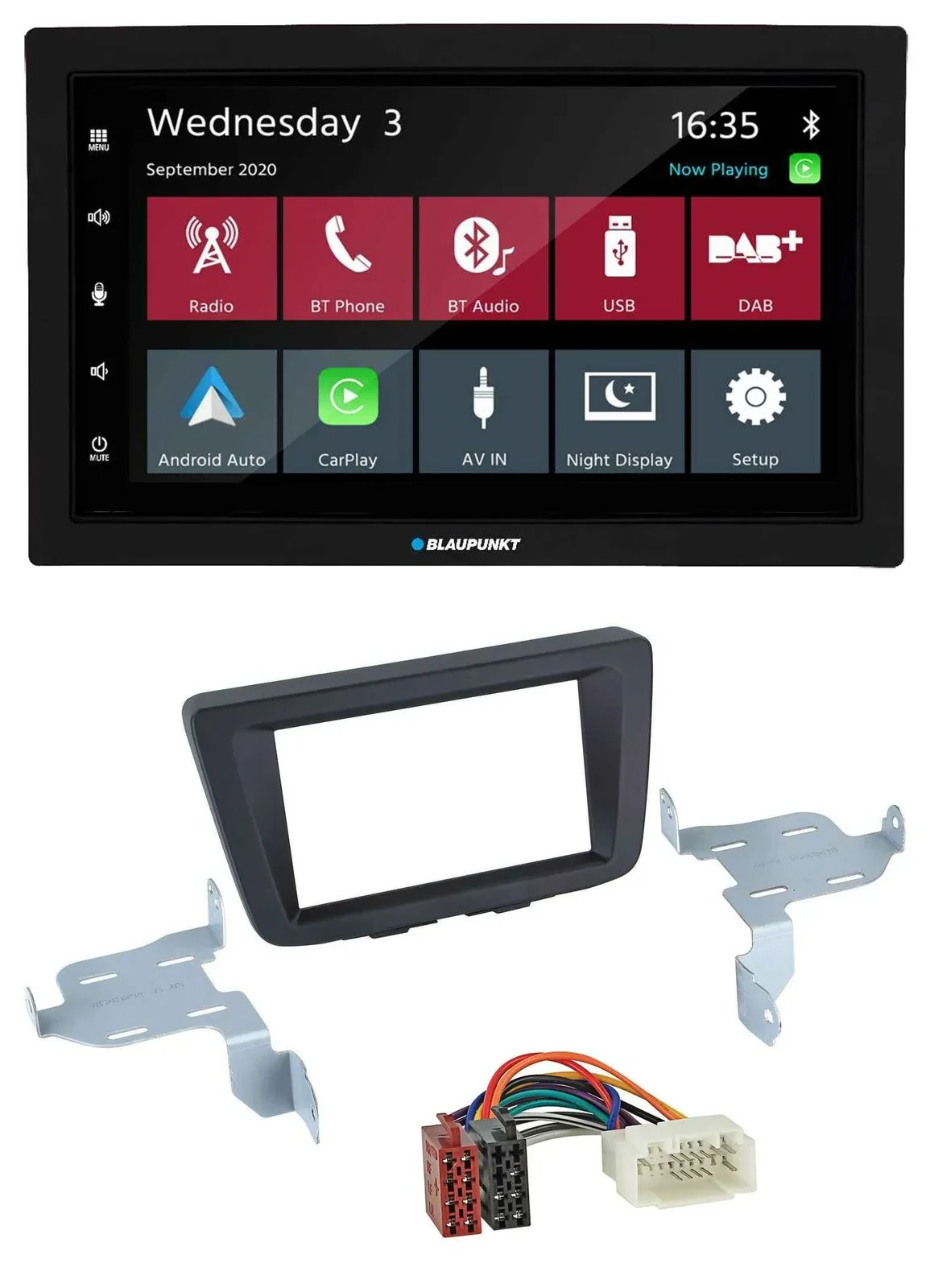 Blaupunkt DAB Bluetooth USB MP3 2DIN Autoradio für Suzuki Baleno EW ab 2016