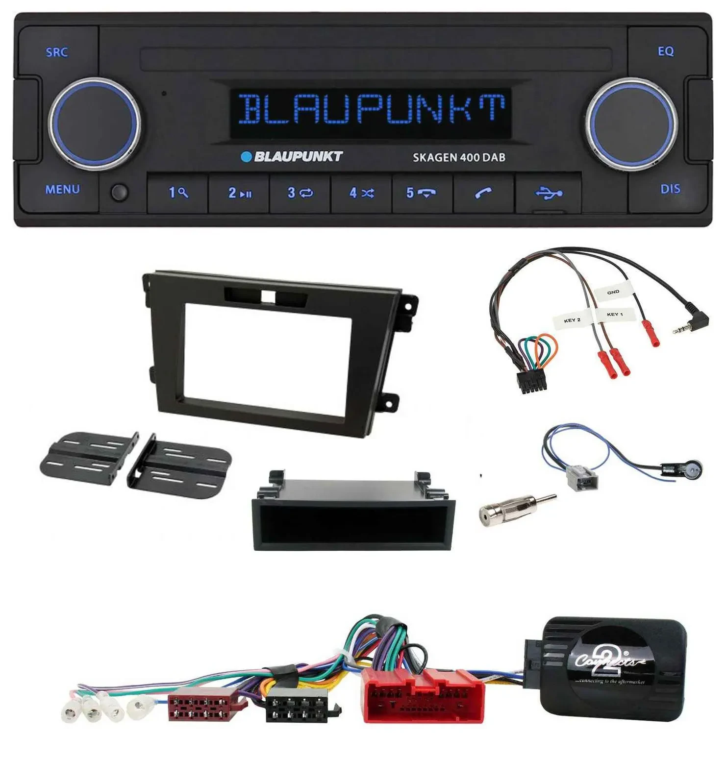 Blaupunkt DAB USB Bluetooth Lenkrad Autoradio für Mazda CX-7 2008-2010