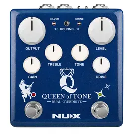 Педаль эффектов для электрогитары Nux NDO-6 Queen of Tone Dual Overdrive