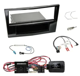 Radioset Lenkradadapter DIN Autoradio für Opel Corsa D Klavierlack 09-14