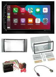 Автомагнитола ESX 2 DIN, DAB, USB, MP3, Bluetooth для Ford Galaxy/Focus/C-Max/S-Max (2003-2007)