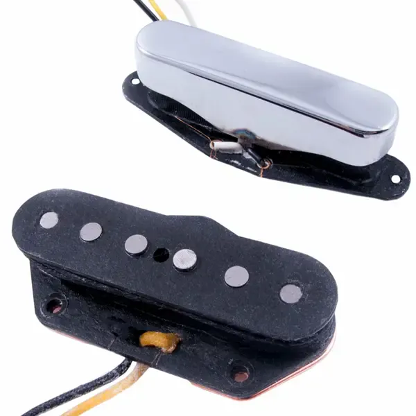 Комплект звукоснимателей для электрогитары Fender Custom Shop Twisted Tele Nickel Black