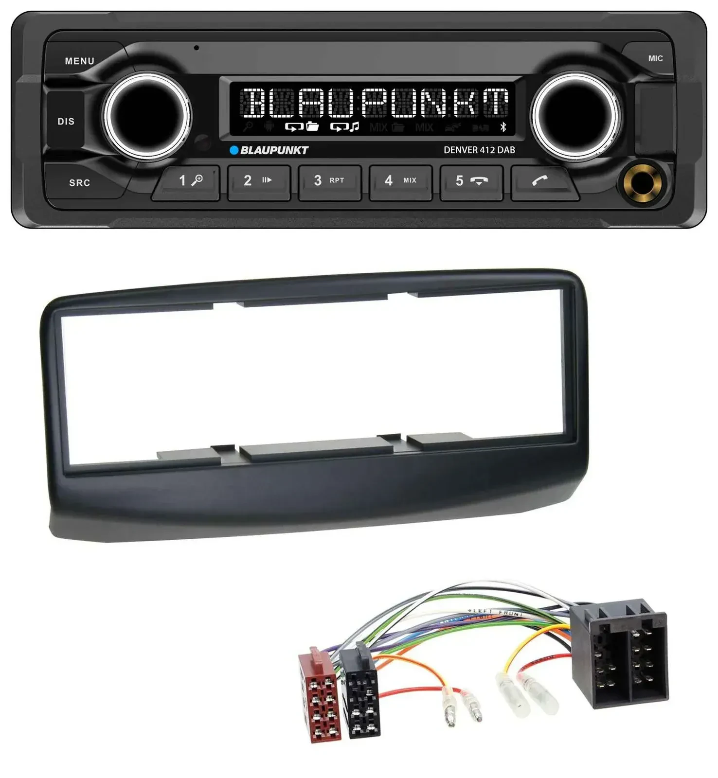 Blaupunkt Bluetooth DAB MP3 USB Autoradio für Fiat Multipla 186 Facelift 2006-20