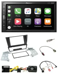 Pioneer USB Lenkrad DAB 2DIN Bluetooth Autoradio für BMW 3er E92 E93 E90 E91 ohn