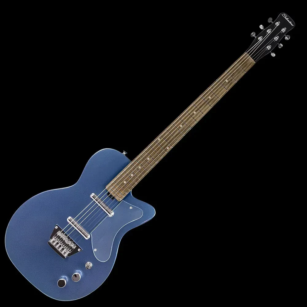 Электрогитара Silvertone 1373 Classic баритон, цельнокорпусная, голубой