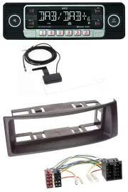 Dietz DAB Bluetooth USB MP3 Autoradio für Renault Megane Scenic bis 03 schwarz