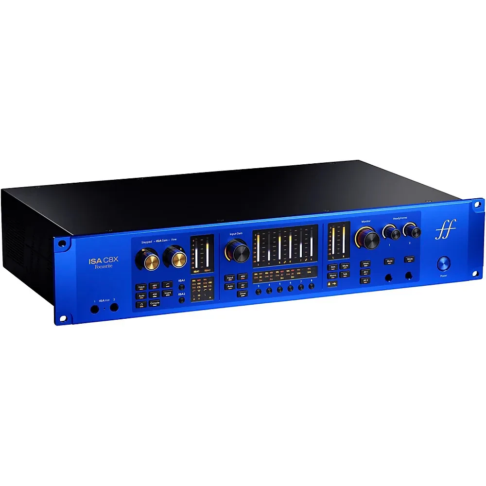 Аудиоинтерфейс Focusrite ISA C8X 26x28 USB-C 24-bit/192kHz 8 микрофонных предусилителей