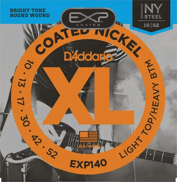 Струны для электрогитары D'Addario EXP140 10-52