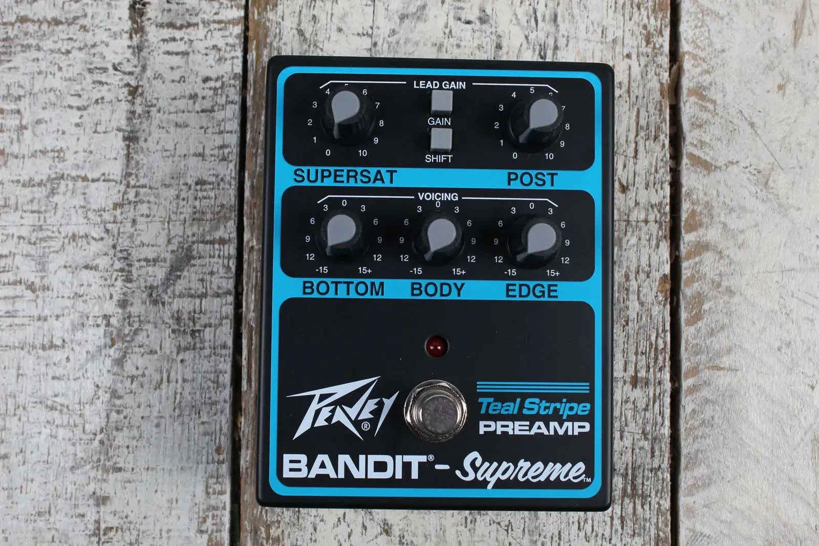 Напольный предусилитель для электрогитары Peavey Bandit Supreme Teal Stripe Preamp
