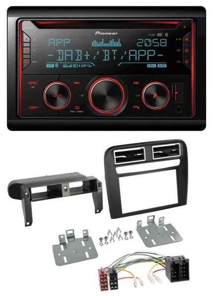 Pioneer 2DIN DAB MP3 Bluetooth USB CD Autoradio für Fiat Grande Punto 2005-2009