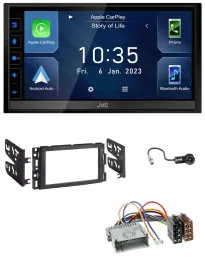 JVC DAB Bluetooth MP3 USB 2DIN Autoradio für Buick Enclave 2008-2012 Lucerne 200