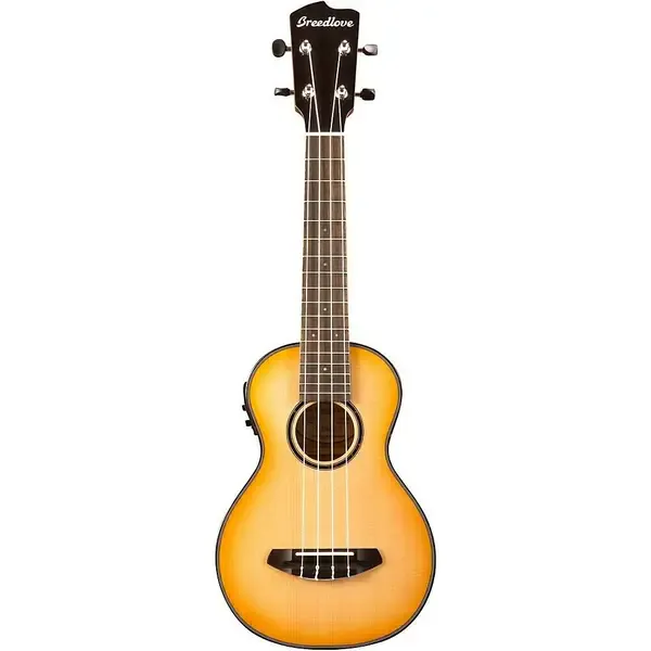 Укулеле Breedlove Luau E Sitka-Myrtlewood Concert Acoustic-Electric Ukulele Sunburst с подключением