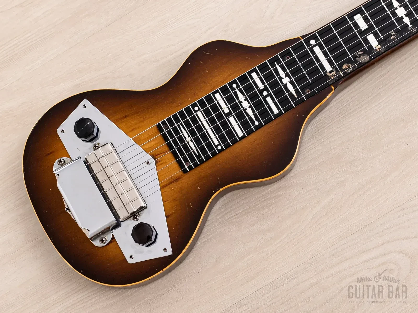 1940 Gibson EH-125 Vintage Lap Steel Sunburst w/ P-13, Case