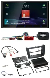JVC USB Bluetooth 2DIN DAB Lenkrad Autoradio für Mazda 3 09-13 Can-Bus