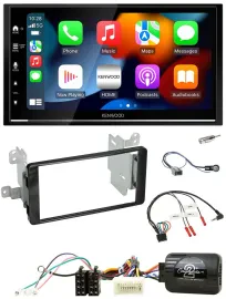 Автомагнитола Kenwood 2DIN DAB, USB, Bluetooth, для Mitsubishi Outlander (с 2012), совместимая с кнопками на руле