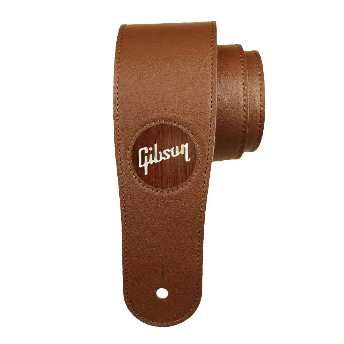 Ремень для гитары Thalia x Gibson TH-GIBST-02 Italian Leather Rosewood Pearl Brown