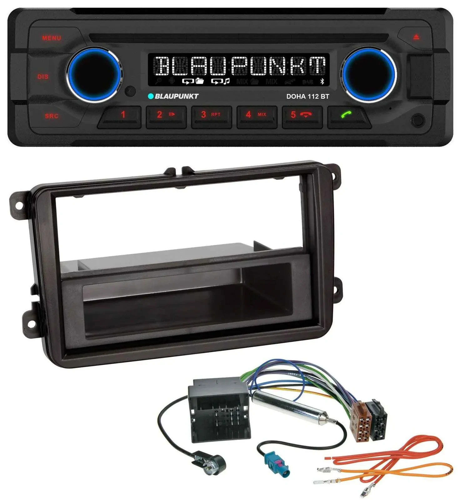 Blaupunkt AUX MP3 CD Bluetooth USB Autoradio für Seat Alhambra ab 10 Leon 09-12