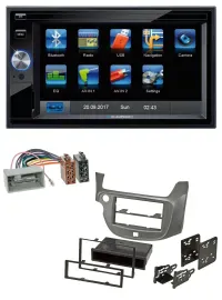 Blaupunkt SD Bluetooth 2DIN MP3 USB AUX Autoradio für Honda Jazz ab 09 silber