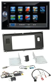 Blaupunkt SD Bluetooth 2DIN MP3 USB Lenkrad Autoradio für Land Rover Evoque Blin