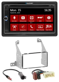 Blaupunkt Bluetooth DAB 2DIN USB DVD MP3 Autoradio für Nissan Pathfinder 04-07