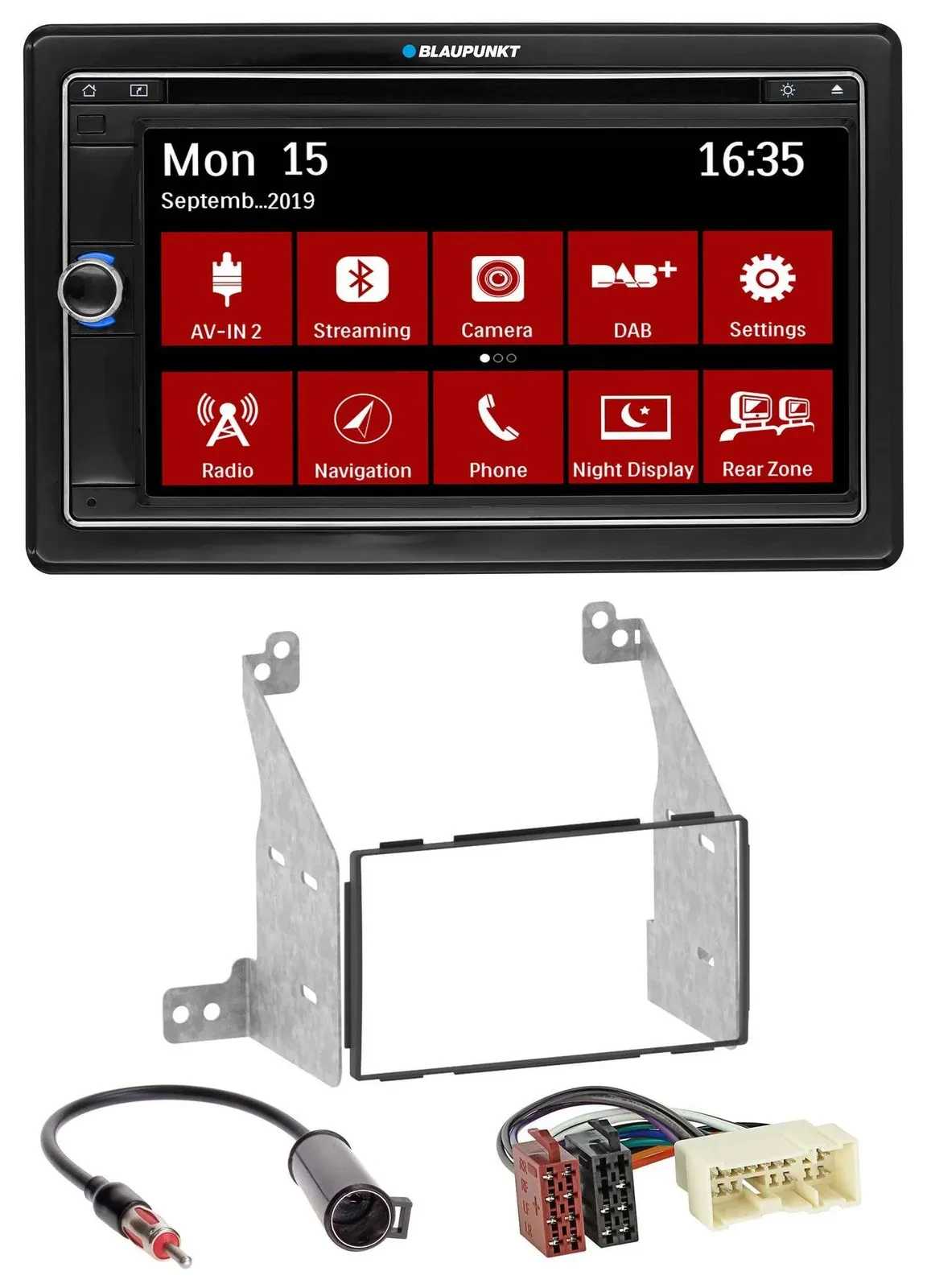 Blaupunkt Bluetooth DAB 2DIN USB DVD MP3 Autoradio für Nissan Pathfinder 04-07