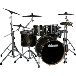 Ударная установка акустическая ddrum Dominion Birch 5-piece Shell Pack with Ash Veneer Trans Black