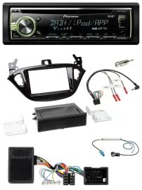 Pioneer DAB USB MP3 Lenkrad CD Autoradio für Opel Adam ab 2013 Corsa E Ablage