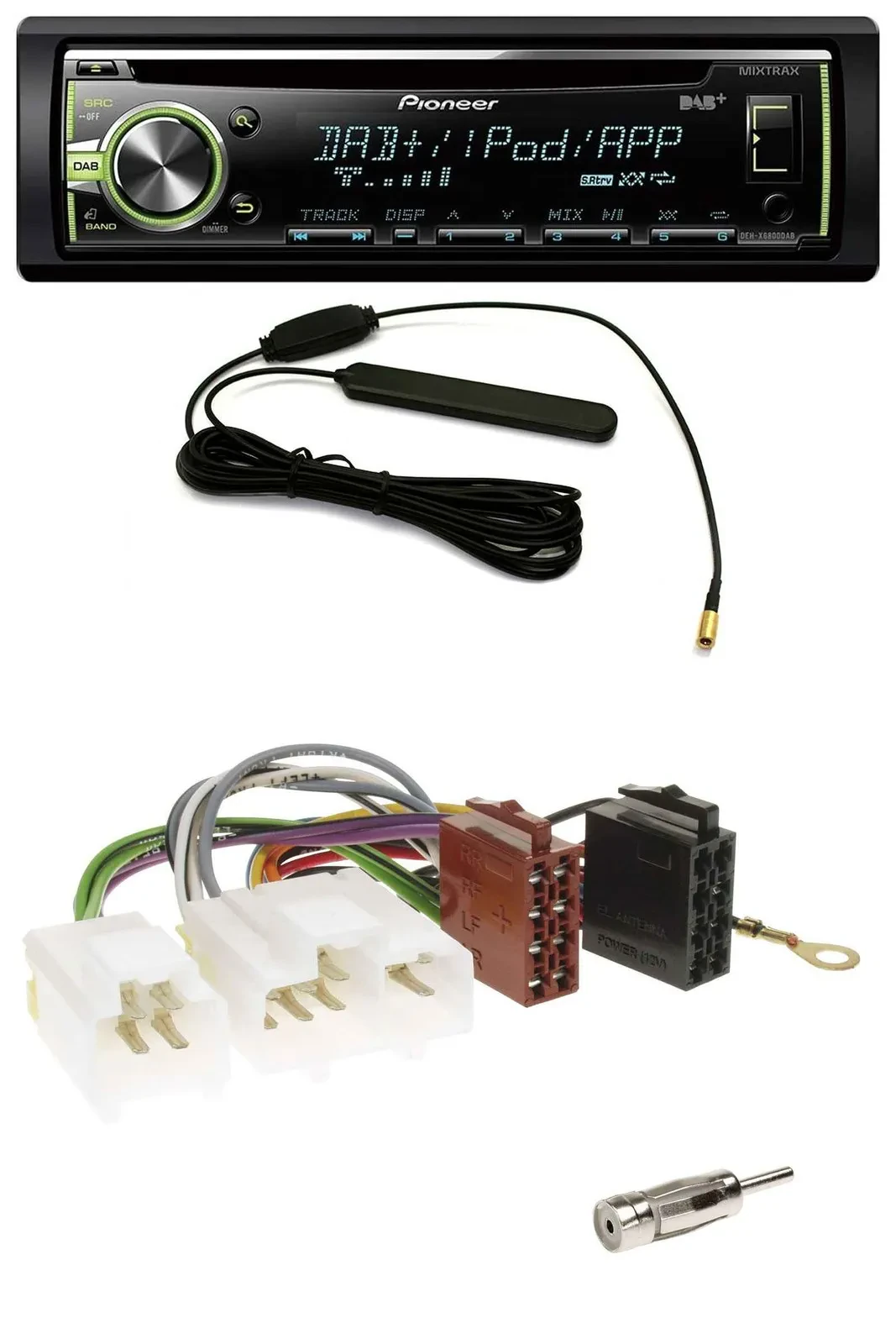 Автомагнитола для Nissan Almera N15 (1995–2000) Pioneer MP3, USB, CD, DAB, AUX