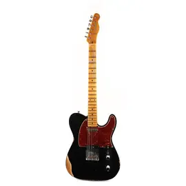 Электрогитара Fender Custom Shop 1960 Custom Telecaster Relic Shell Black Tortoise Binding