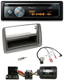 Автомагнитола Pioneer для Alfa GT/147 DAB, USB, CD, Bluetooth, серебристая