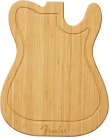 Genuine Fender Telecaster Bamboo Wood Kitchen Cutting Board #0094033000