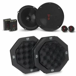 JBL Stage3 607C 250W 6.5" Component Car Speakers with Free NVX Speaker Baffles