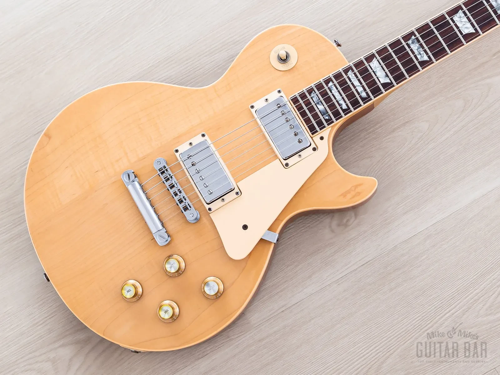Б/У Электрогитара Gibson Les Paul Standard 1976 Natural, T-Top Humbuckers, с кейсом