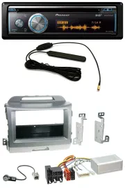 Pioneer CD USB Bluetooth DAB Lenkrad Autoradio für Kia Sportage 3 10-15 Navi sil