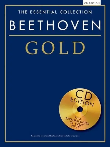 Ноты MusicSales THE ESSENTIAL COLLECTION BEETHOVEN GOLD PIANO BOOK/CD