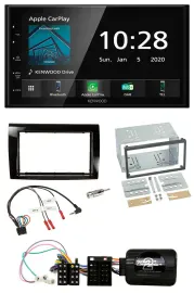 Автомагнитола для Fiat Bravo 2007–2014 Kenwood 2-DIN, Bluetooth, DAB, USB