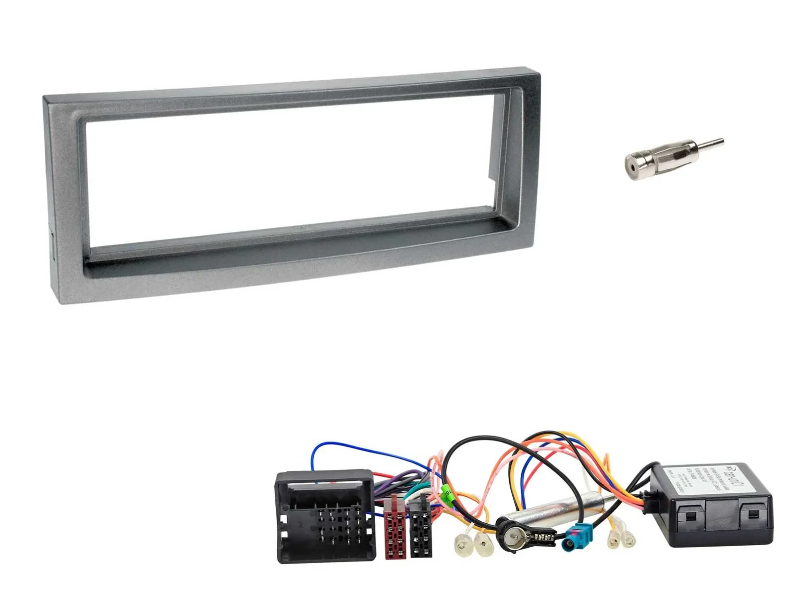 Radioeinbauset CAN-Bus DIN Autoradio für Citroen C5 2004-2008 silber