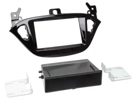 Radioblende DIN Autoradio für Opel Adam ab 2013 Corsa E ab 2015 Ablage