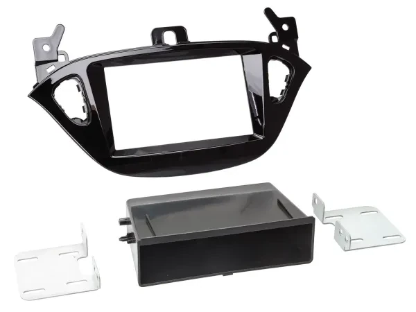 Radioblende DIN Autoradio für Opel Adam ab 2013 Corsa E ab 2015 Ablage
