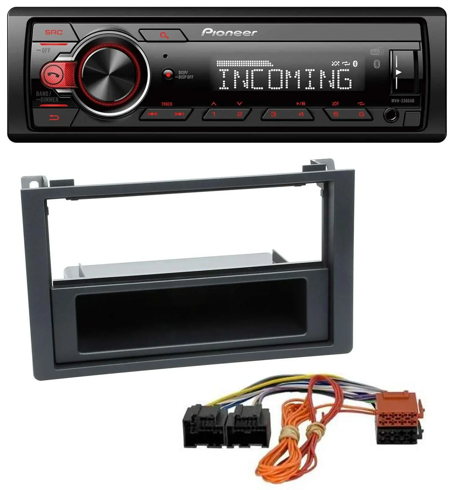 Pioneer Bluetooth USB DAB MP3 Autoradio für Saab 9.3 (ab 2006)