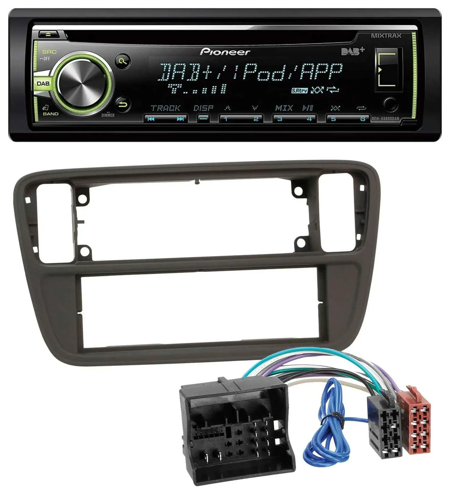 Автомагнитола Pioneer DAB CD USB AUX MP3 для Seat Mii (с 2011)