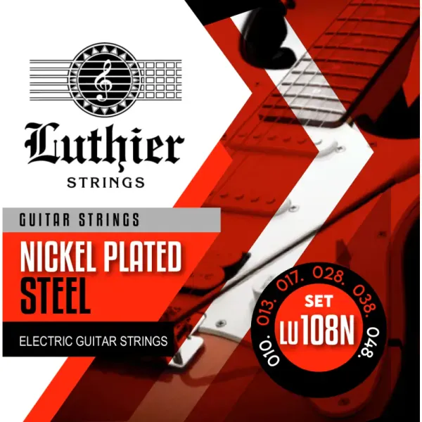 Струны для электрогитары Luthier LU-108N Nickel Plated 10-48