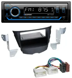 Blaupunkt MP3 Bluetooth USB AUX Autoradio für Hyundai Veloster (ab 2011)